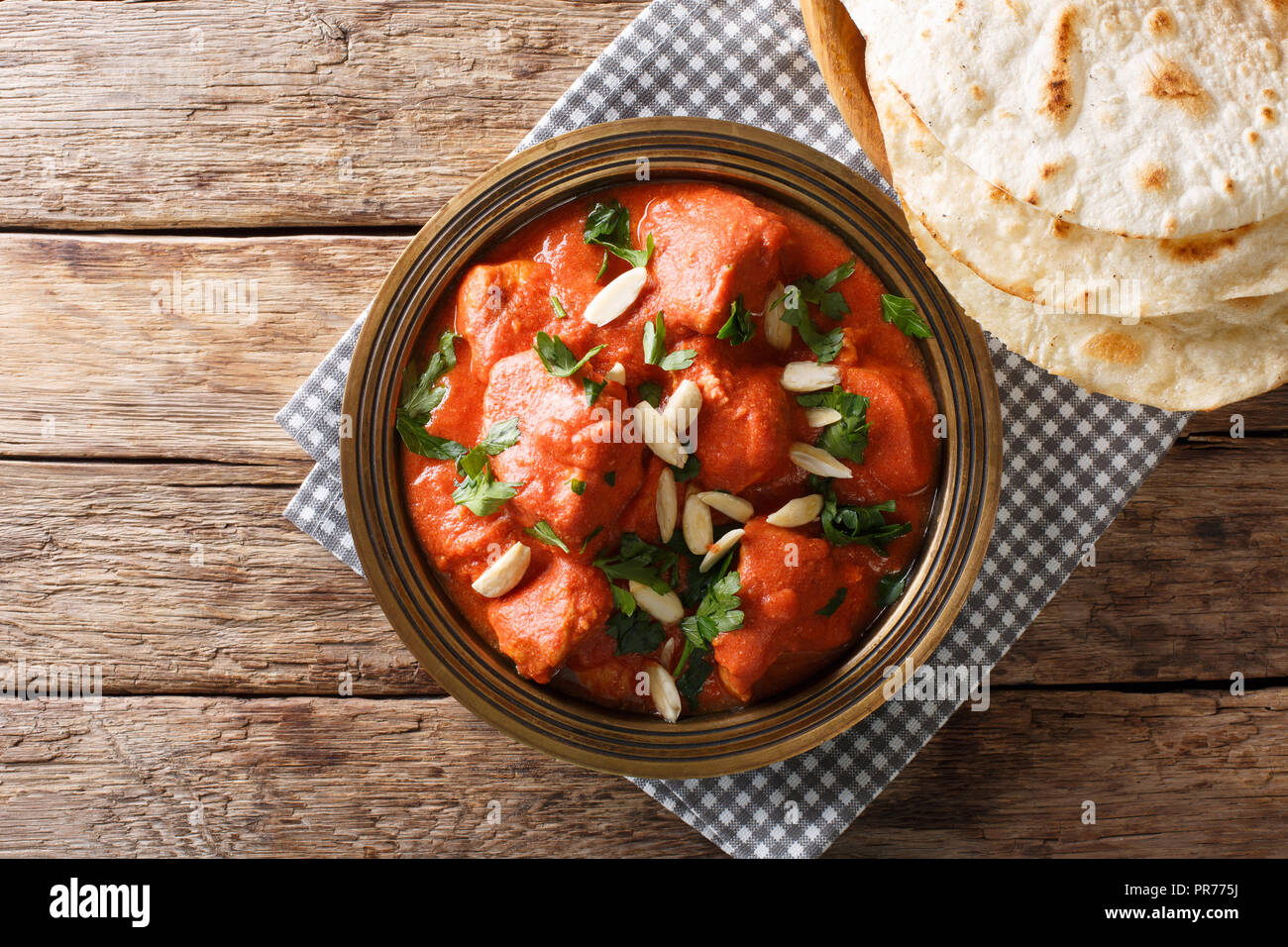 Butter Chicken Murgh Makhani, cooked in a spicy tomato sauce with