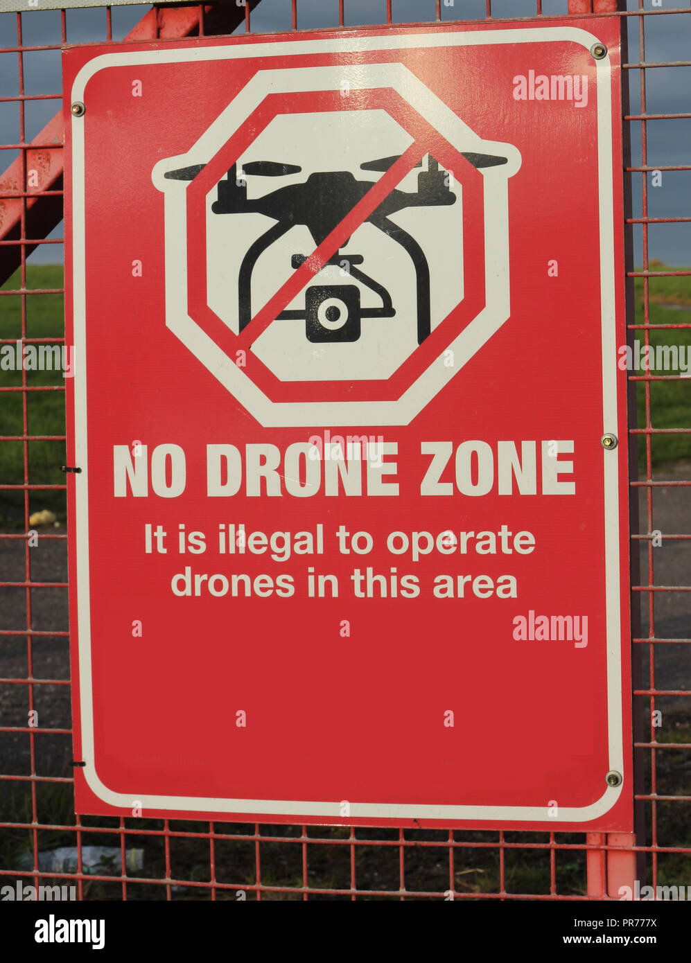 No Drones Stock Photo