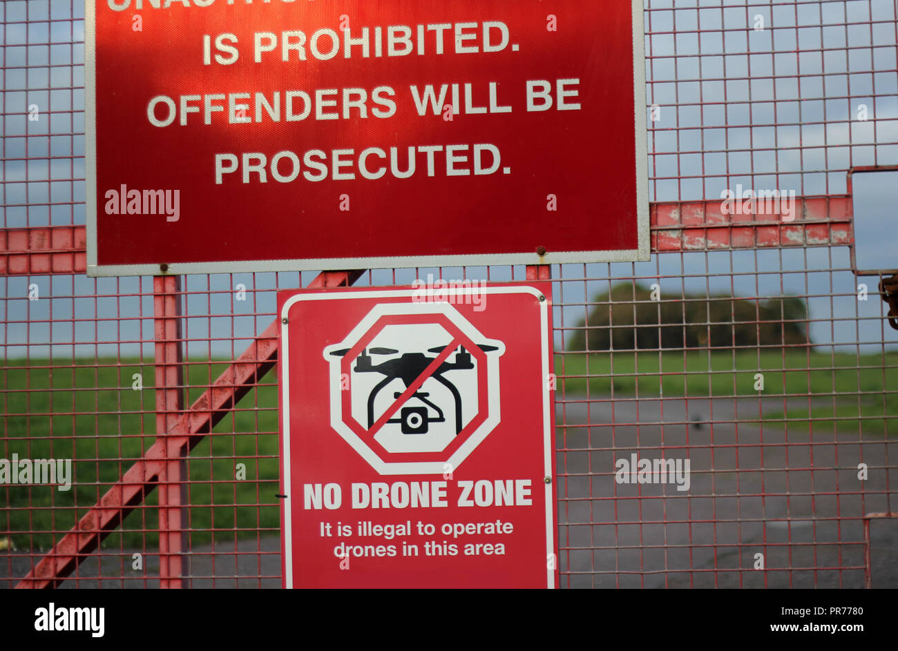 No Drone Flying Stock Photo