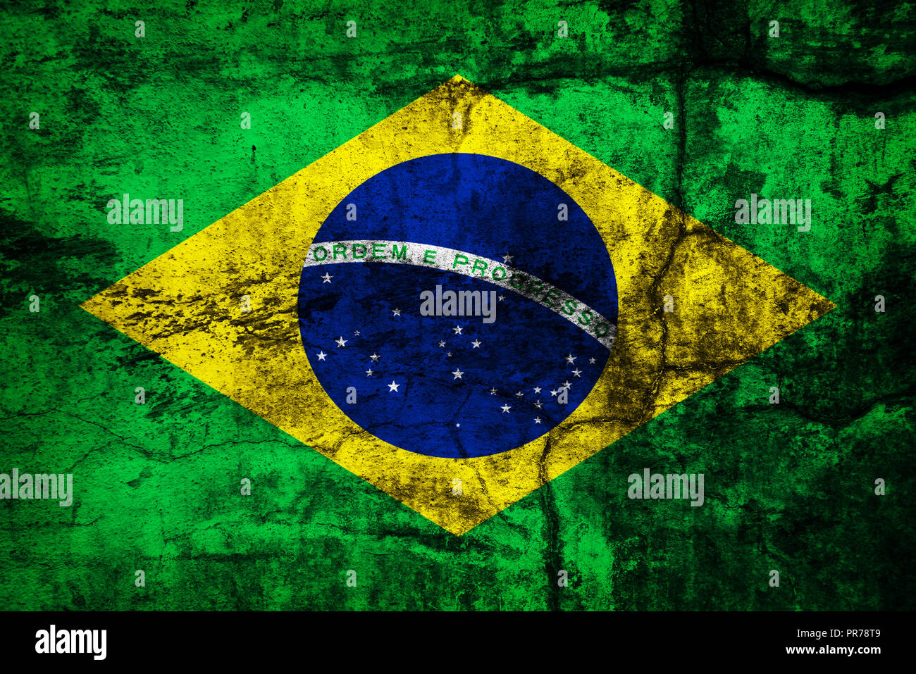 Brazil flag Stock Photo