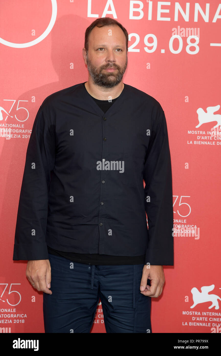 75th International Venice Film Festival - 'The Favourite' - Photocall  Featuring: Yorgos Lanthimos Where: Venice, Italy When: 30 Aug 2018 Credit: IPA/WENN.com  **Only available for publication in UK, USA, Germany, Austria, Switzerland** Stock Photo