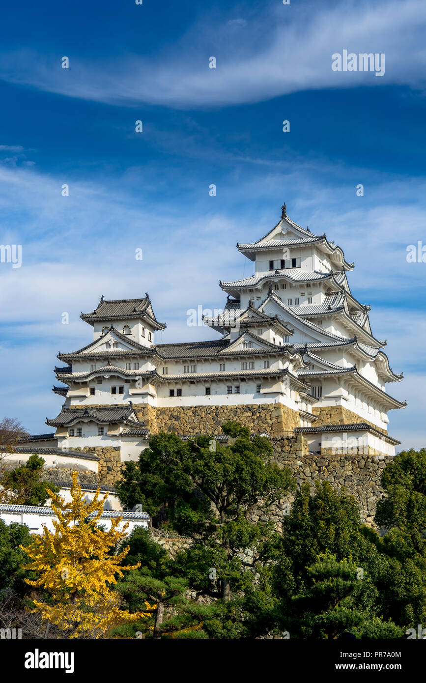 Himeji Castle. 1 of 12 original castles in Japan. A world heritage site Hyogo Prefecture Stock
