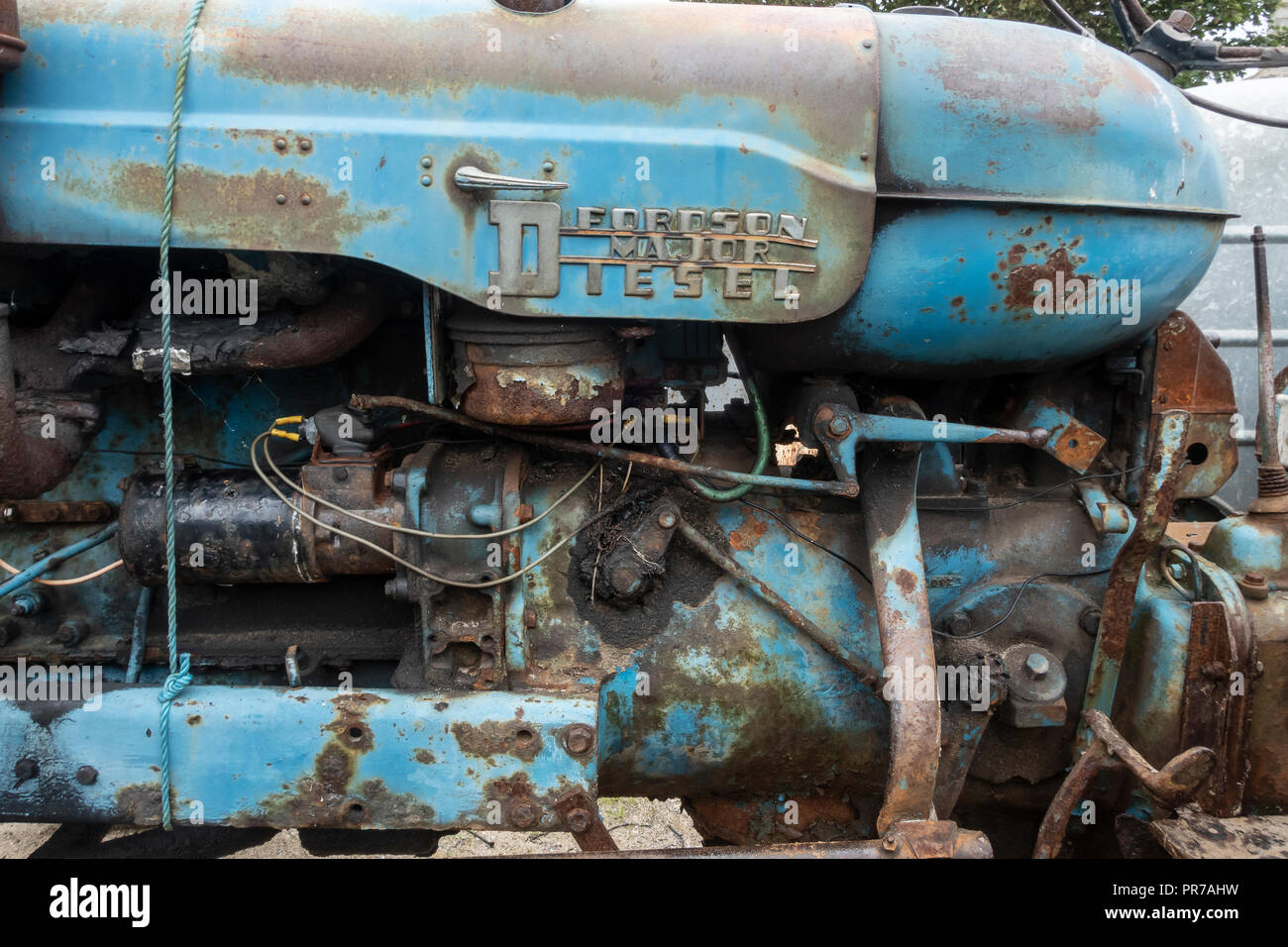 Fordson Major Tractor Stock Photo