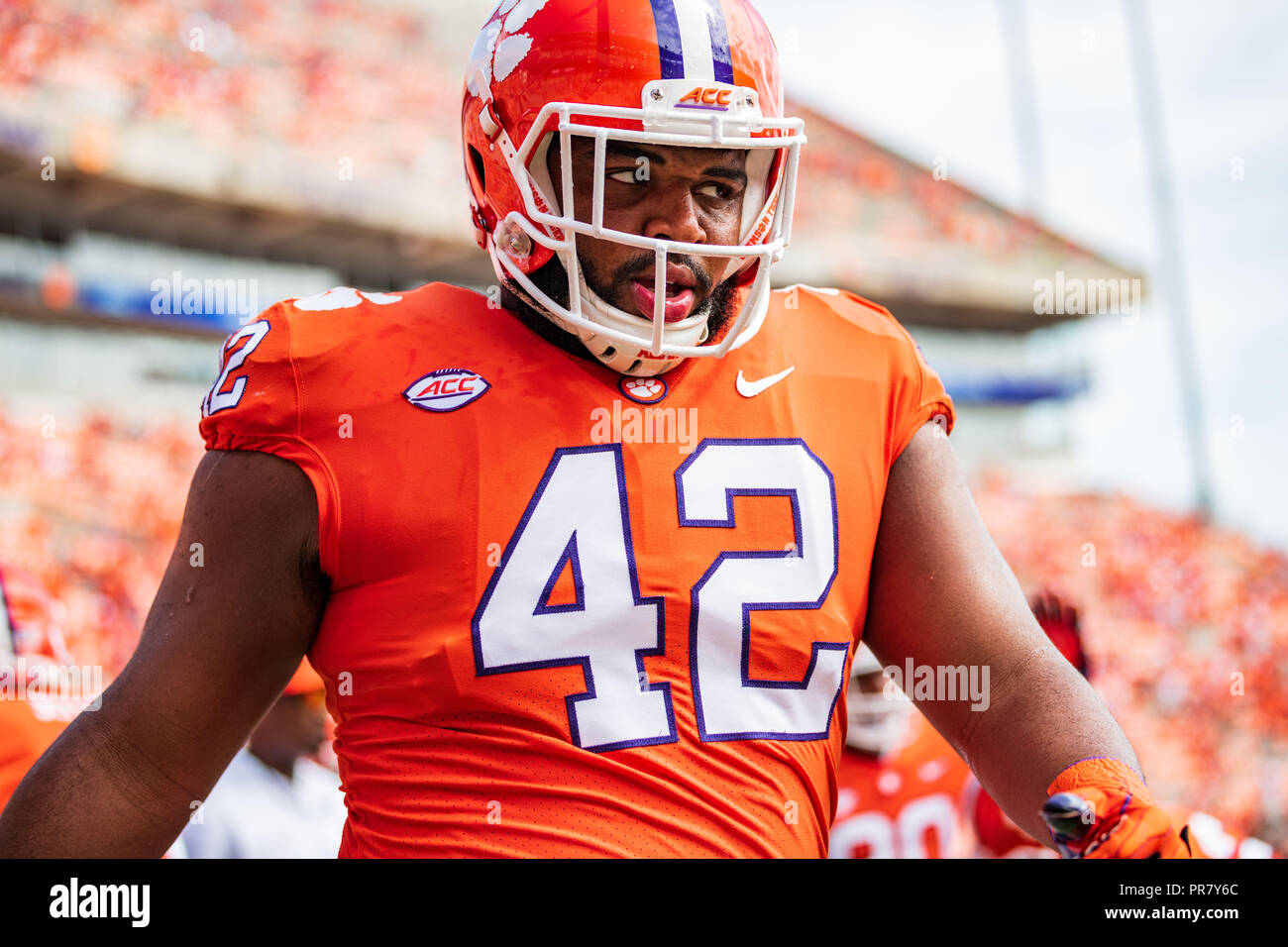South Carolina Usa 29th Sept 2018 Clemson Tigers