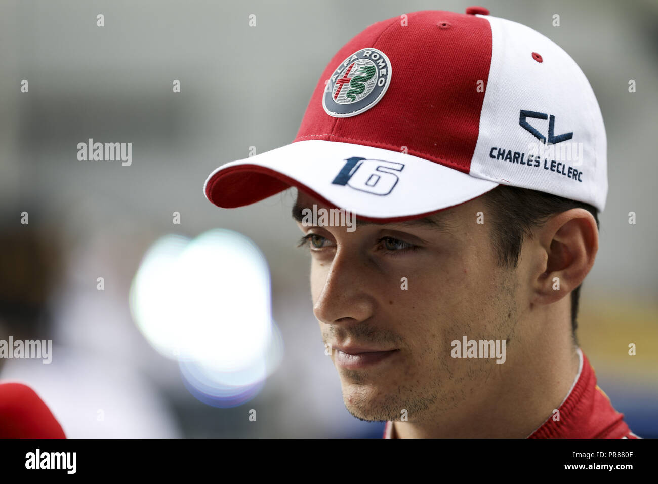 Charles Leclerc of Alfa Romeo Sauber F1 