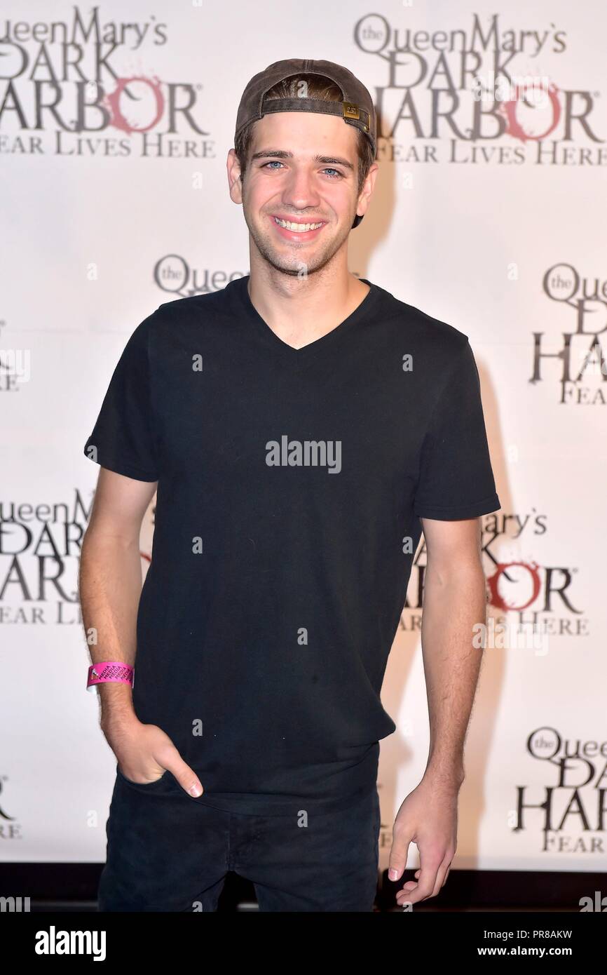 Brandon Tyler Russell at Queen Mary's Dark Harbor Media & VIP Night at