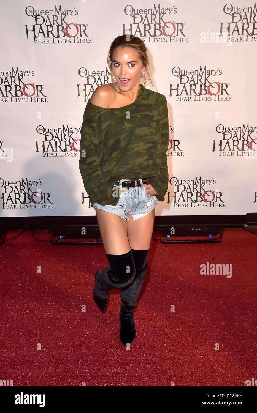 Paris Berelc at Queen Mary's Dark Harbor Media & VIP Night at Dark