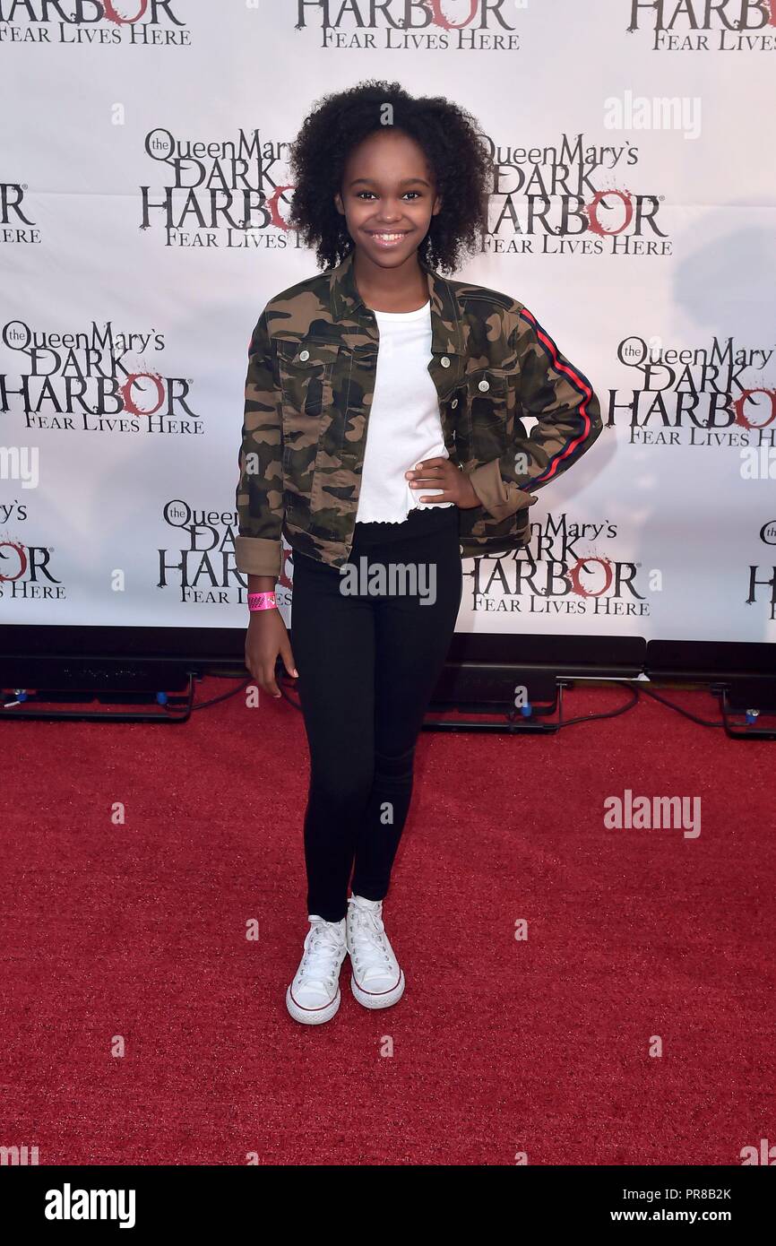 Lidya Jewett at Queen Mary's Dark Harbor Media & VIP Night at Dark