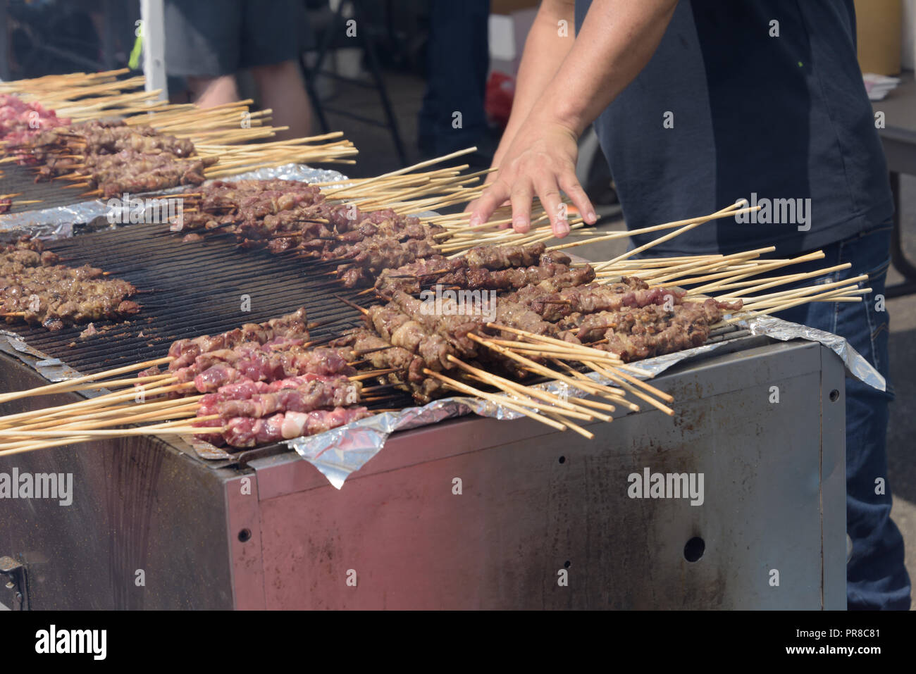 Chinese heritage festival delicious BBQ tradition market in central park  Burnaby BC Canada Stock Photo - Alamy