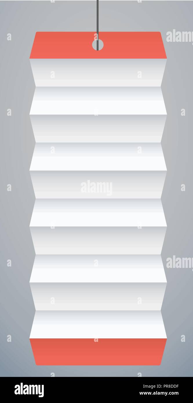 INFOGRAPHICS element abstract design menu list unwrap template Stock Vector
