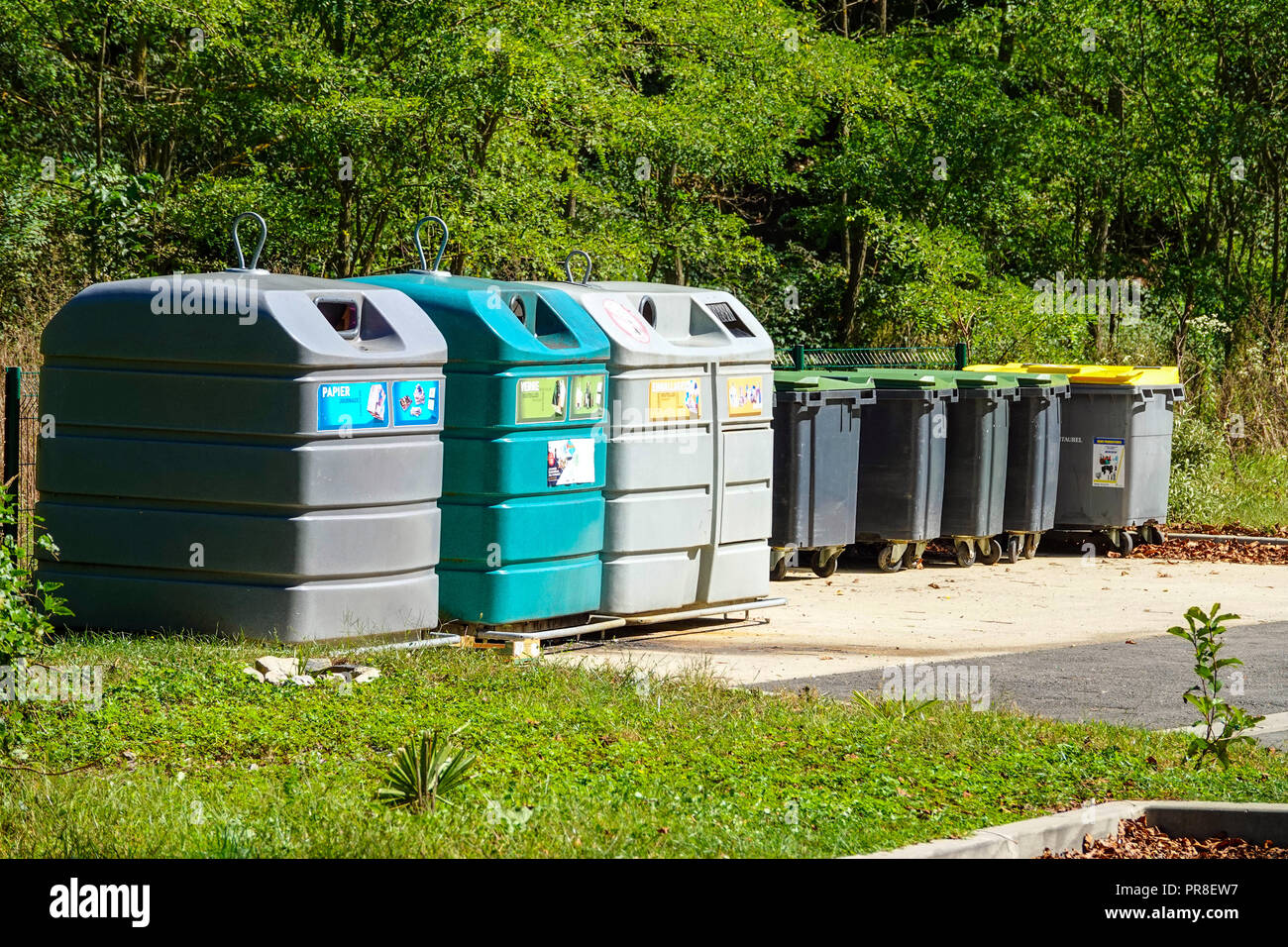 French Recycling Bins High Resolution Stock Photography and Images Alamy