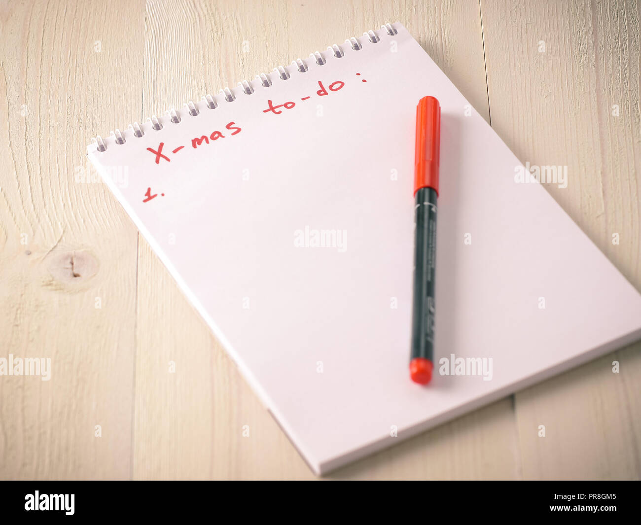 Shopping list christmas hi-res stock photography and images - Alamy