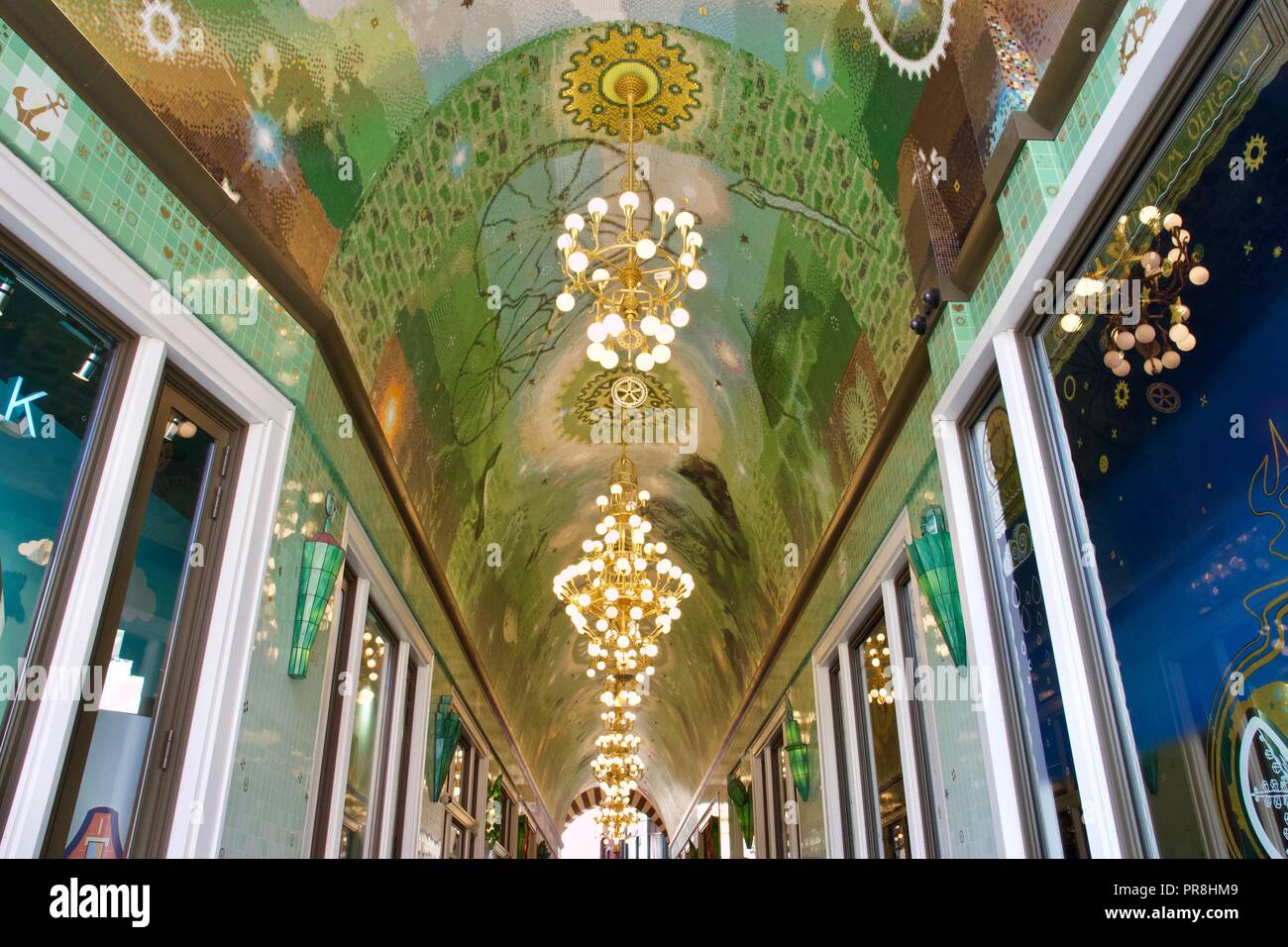 The Arched Passageway Beurspassage In Amsterdam Has Artwork By Amo