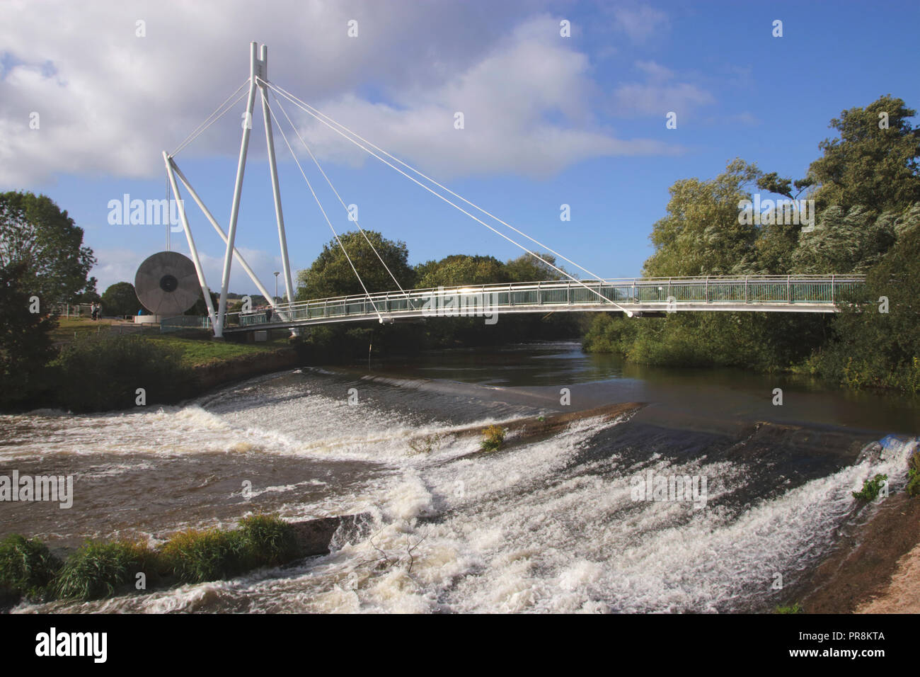 Millers Crossing on River Exe Exeter Devon Stock Photo