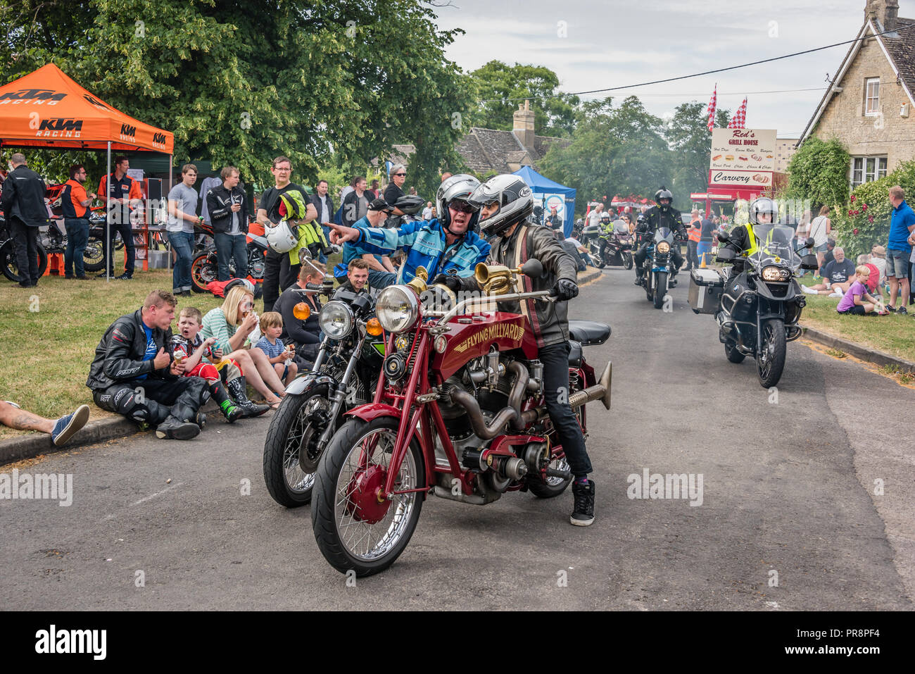 Cassington bike night hi-res stock photography and images - Alamy
