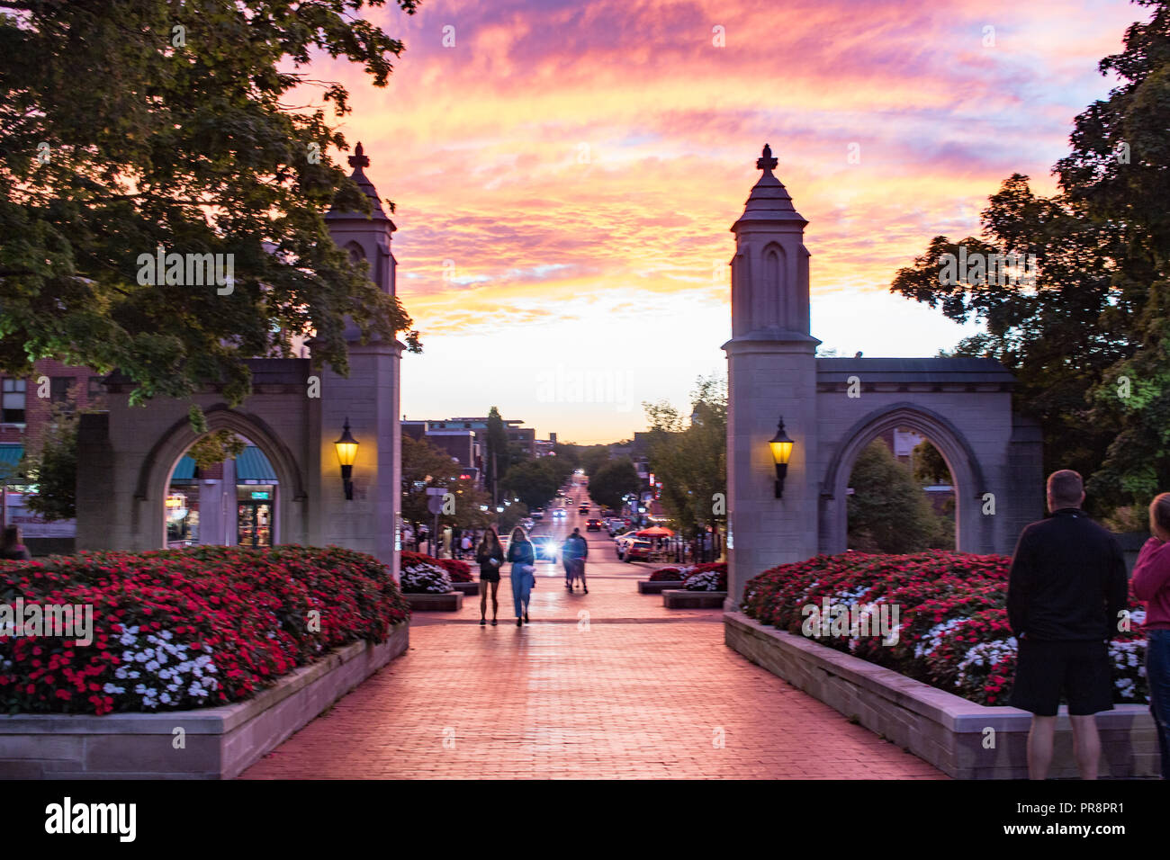 september 22, 2018, Bloomington, Indiana Looking out through the