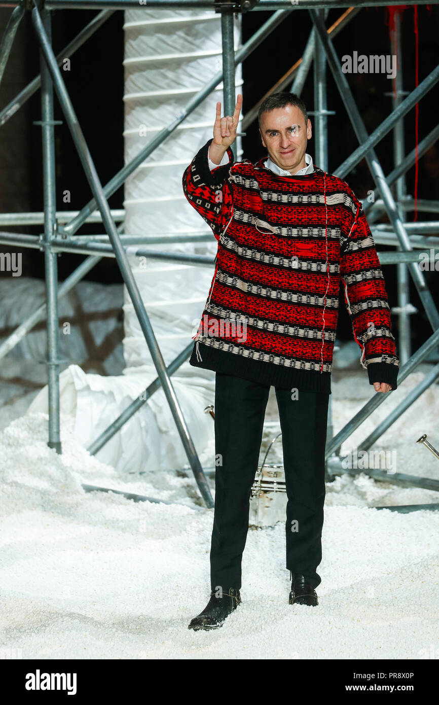 Raf simons 2024 leaves calvin klein