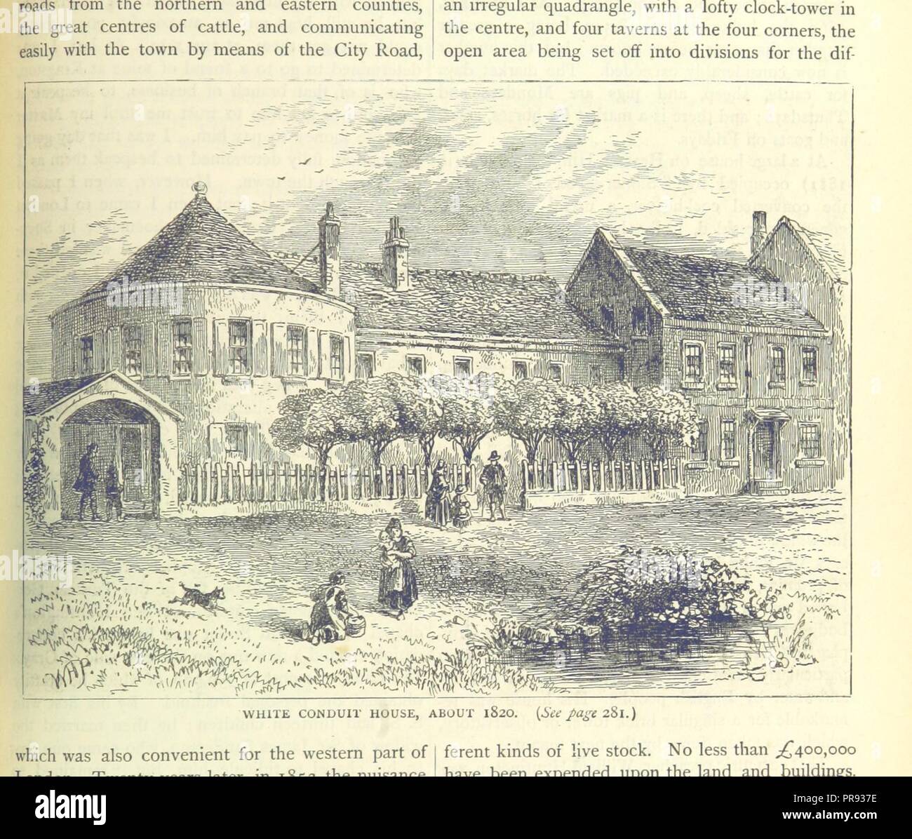 page 889 of 'Old and New London, etc' . Stock Photo