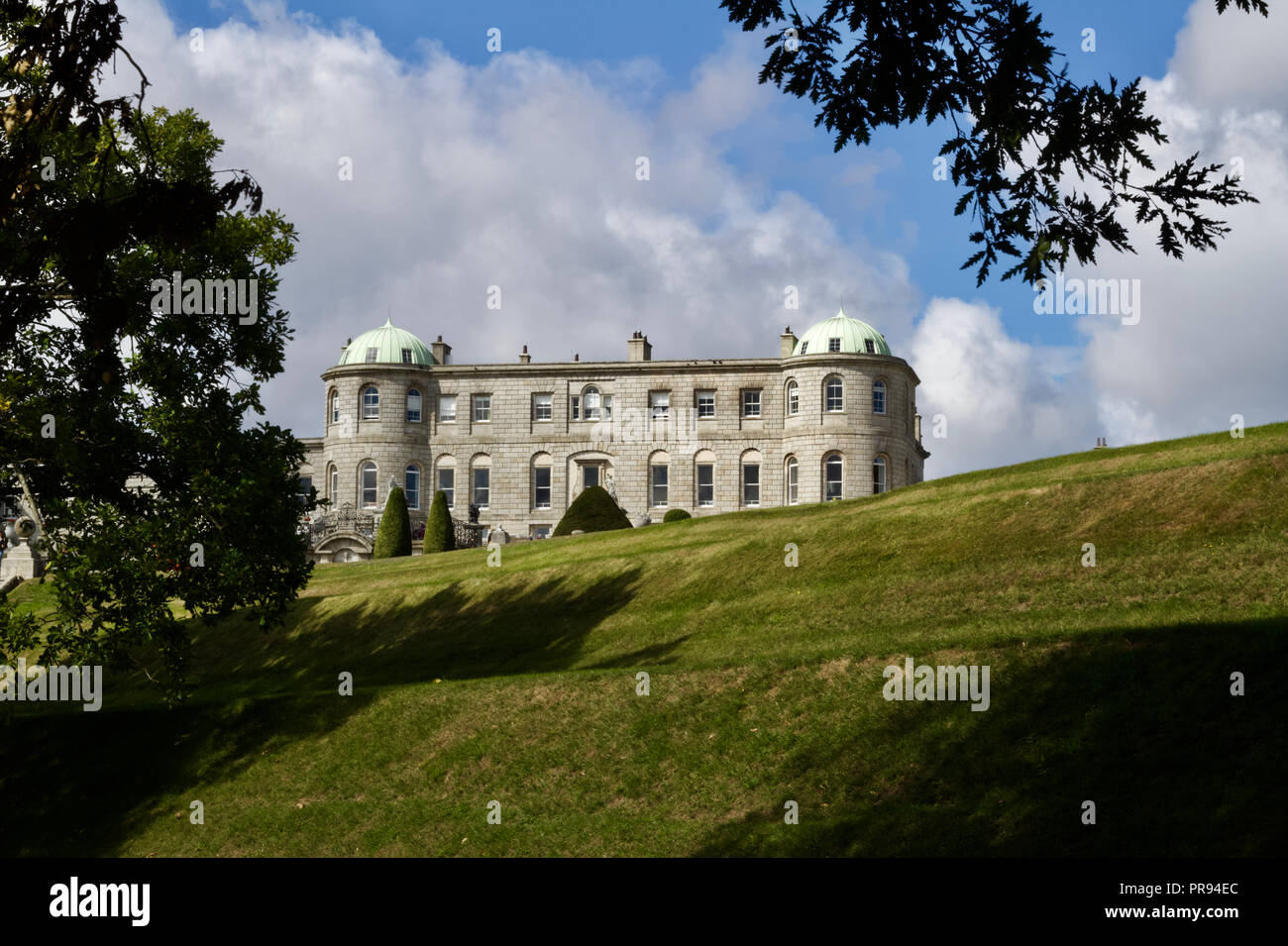 Powerscourt Estate in Enniskerry, Ireland mansion and grounds Stock