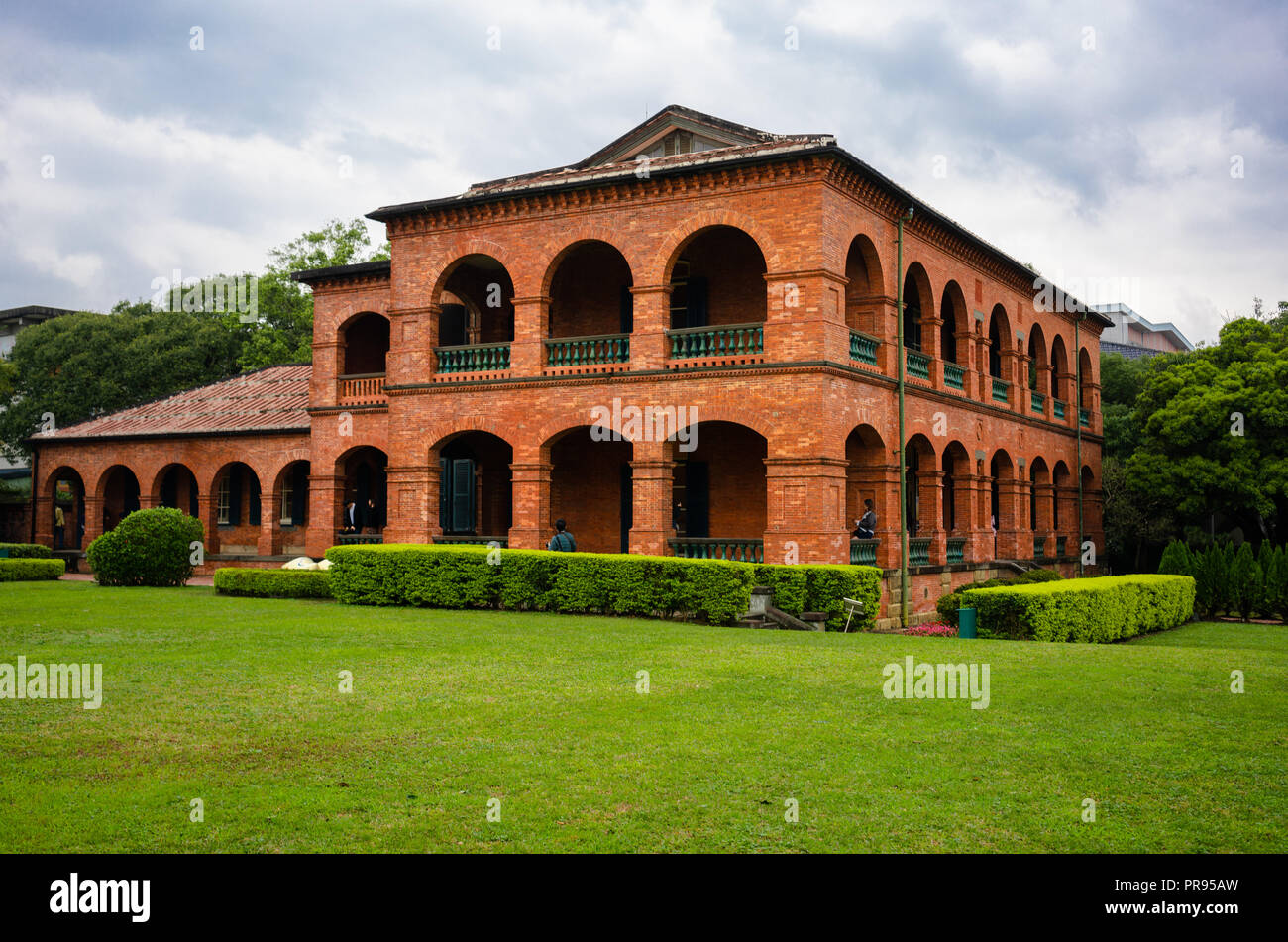 View of Fort Santo Domingo in Tamsui District New Taipei Taiwan Stock Photo