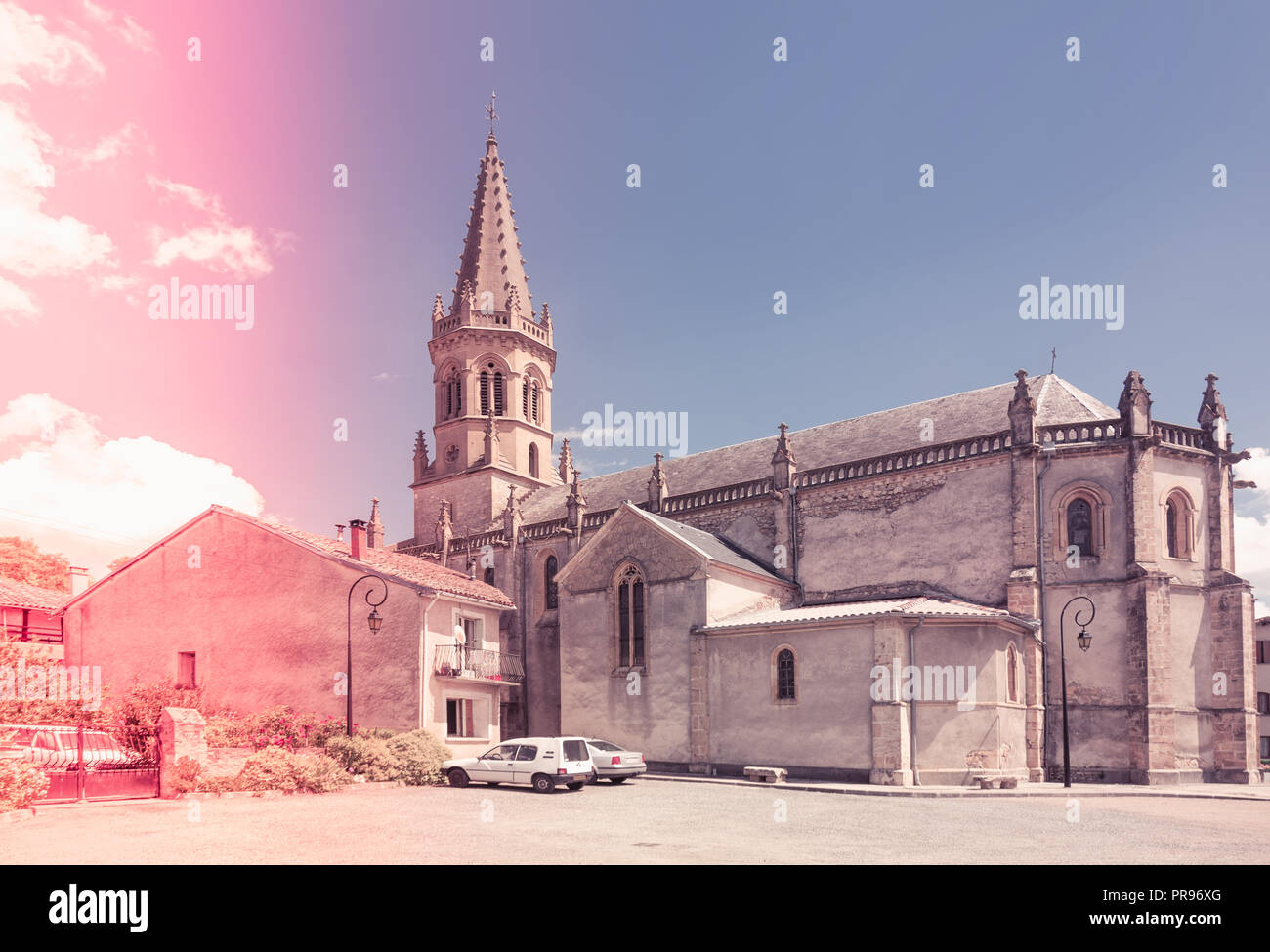 Ancient building of parochial Catholic Church of SaintMichel in