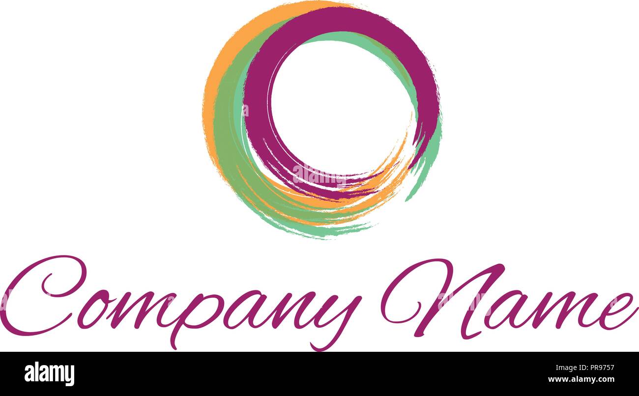Arts Circle vector logo image Stock Vector