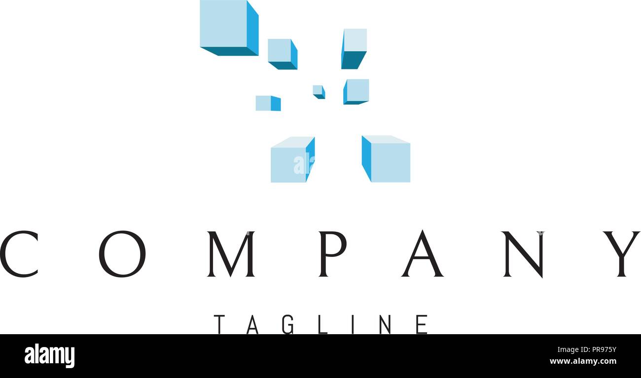 Data mining logo design Stock Vector Images - Alamy