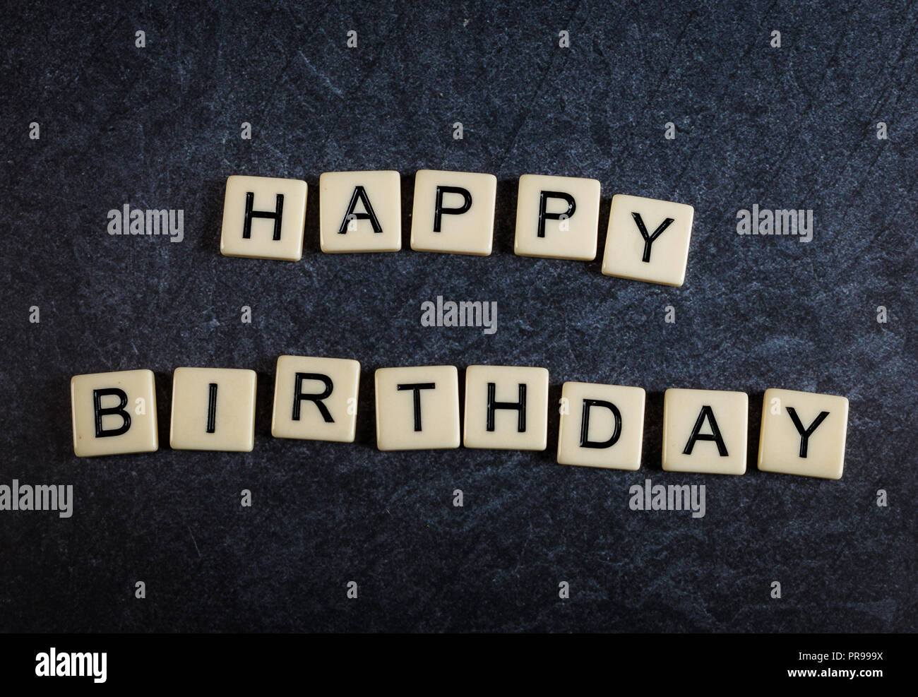 Scrabble Letter Tiles On Black Slate Background Spelling Happy Birthday Stock Photo Alamy Scrabble Letter Tiles On Black Slate Background Spelling Happy Birthday Stock Photo Alamy
