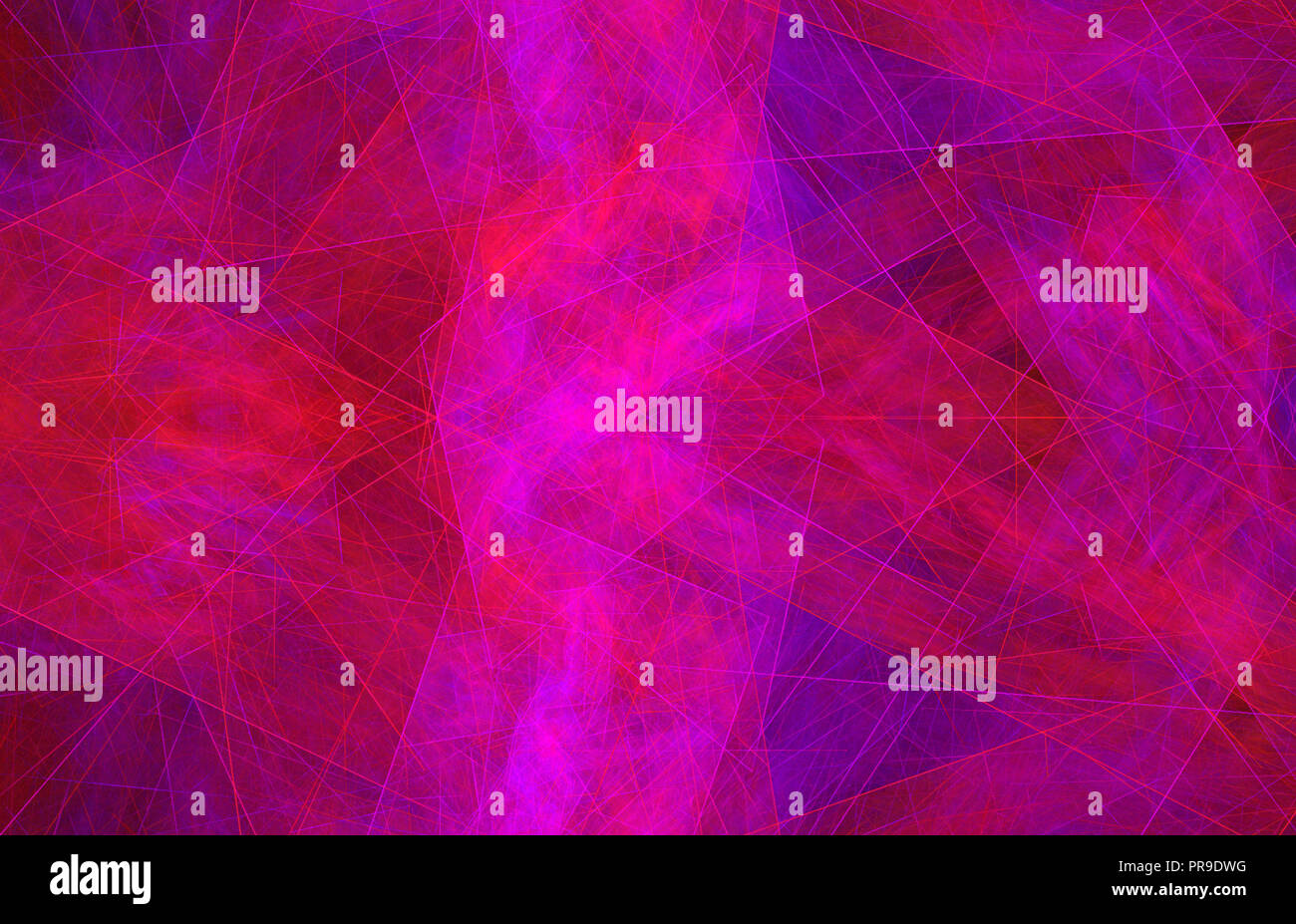 Pink purple glowing pattern. Fantasy fractal texture. Digital art. 3D rendering. Computer generated image Stock Photo