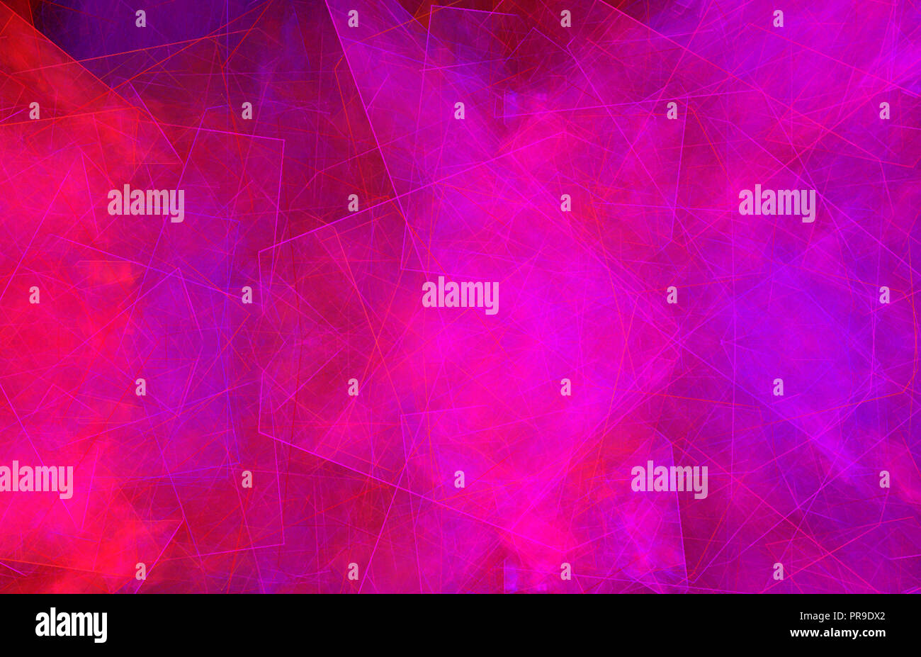 Pink purple glowing pattern. Fantasy fractal texture. Digital art. 3D rendering. Computer generated image Stock Photo