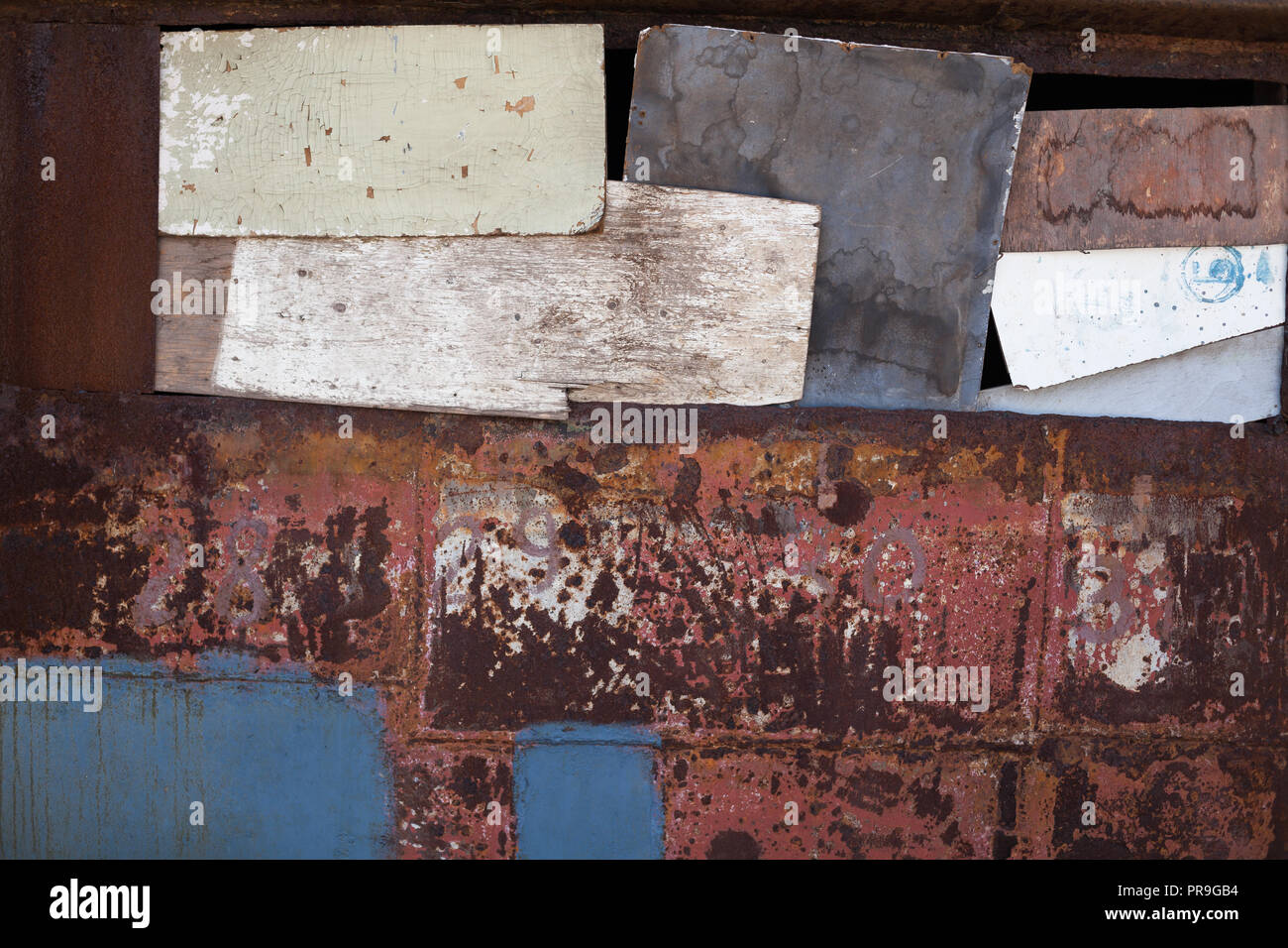 old rusty metal wall texture background z c Stock Photo - Alamy