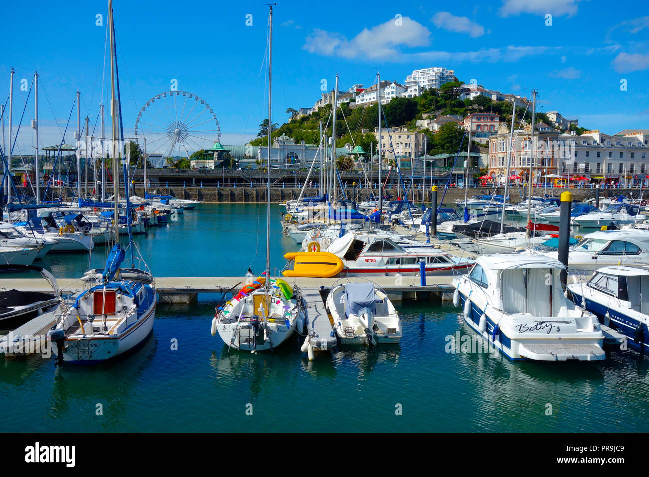 Town and Harbour, Torquay, Devon, England, United Kingdom, Europe Stock Photo Alamy