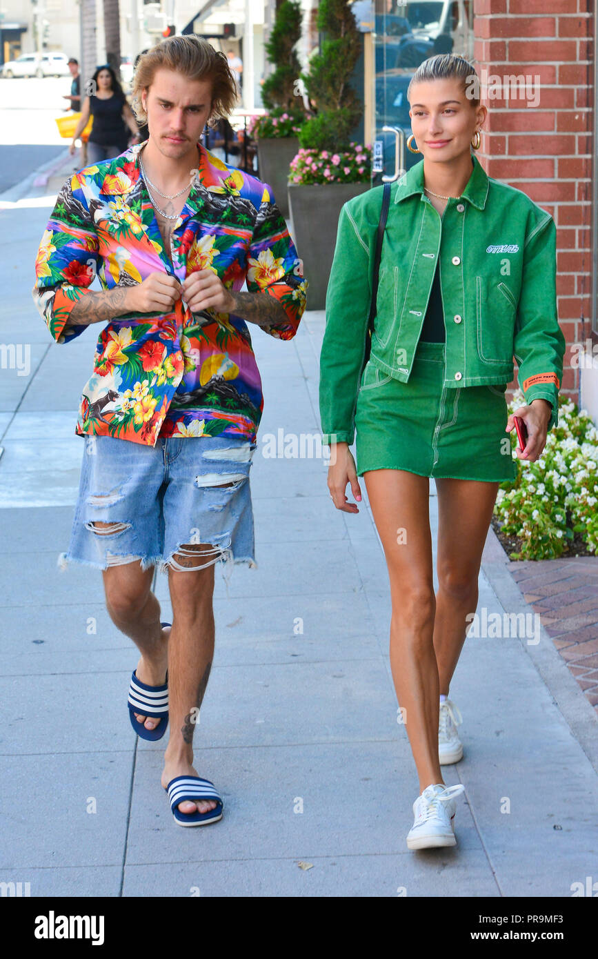 Justin Bieber Hailey Baldwin High Resolution Stock Photography And Images Alamy