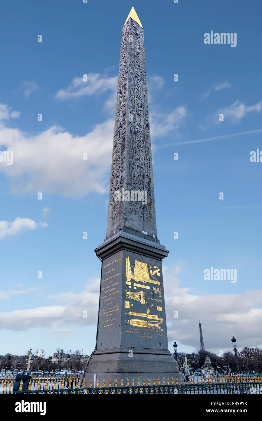 Place De La Concorde Obelisque De Louxor Egypt Museum Paris City Egypt