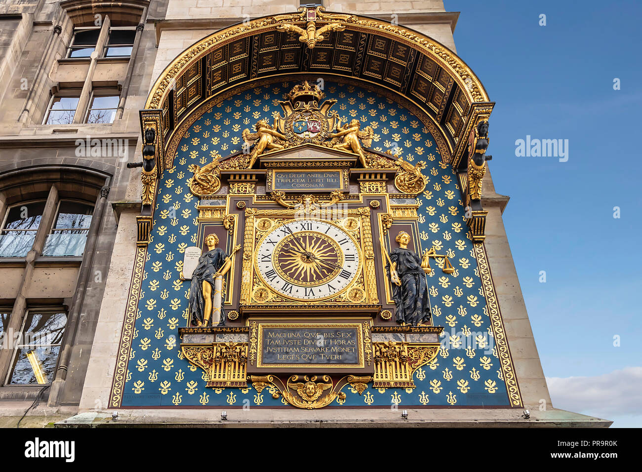 Historic la tour de lhorloge clock tower hires stock photography and