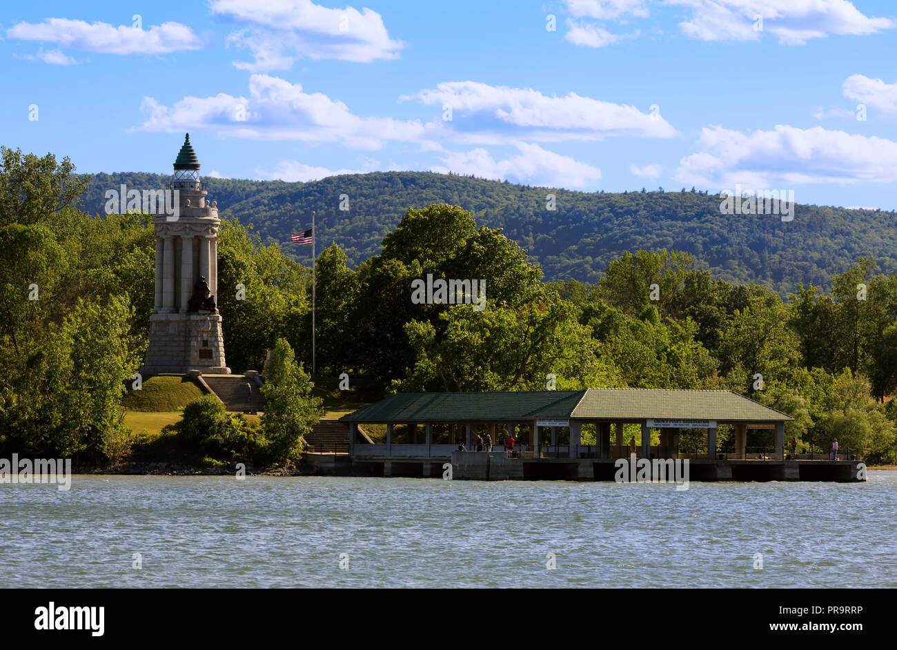 Champlain Memorial Lighthouse, Crown Point, New York Stock Photo Alamy