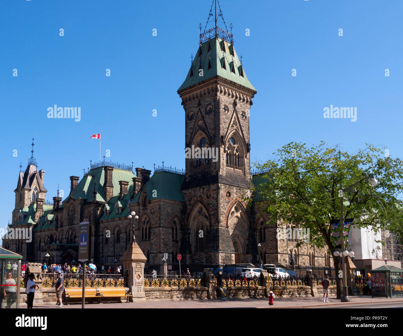 East Block, Parliament Buildings, Ottawa, Ontario, Canada Stock Photo