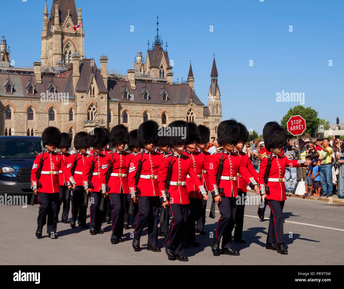 Changing of the Guard, Ottawa, Ontario, Canada Stock Photo