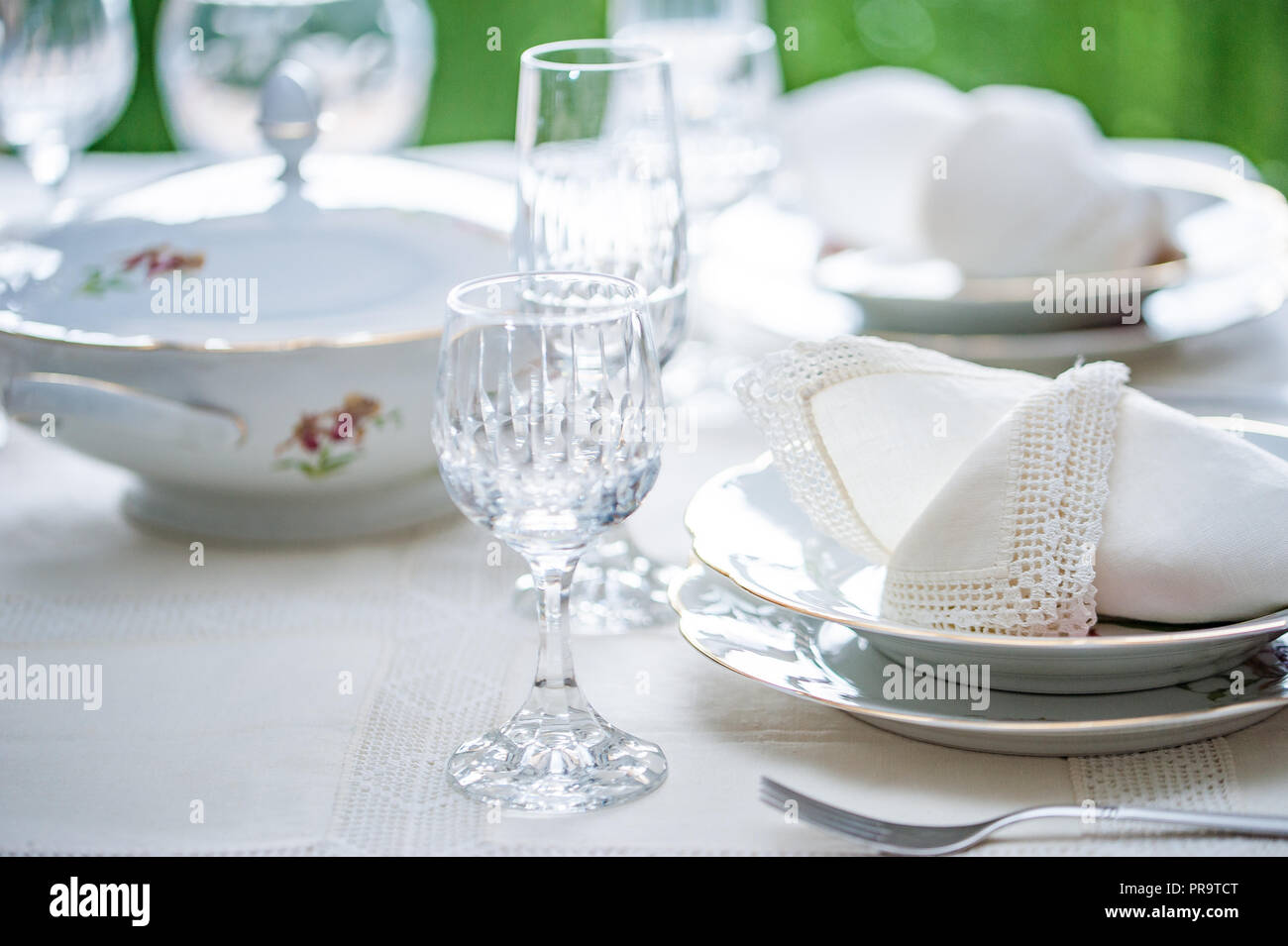 crystal dining set