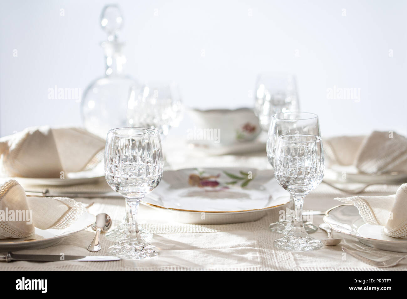 crystal dining set