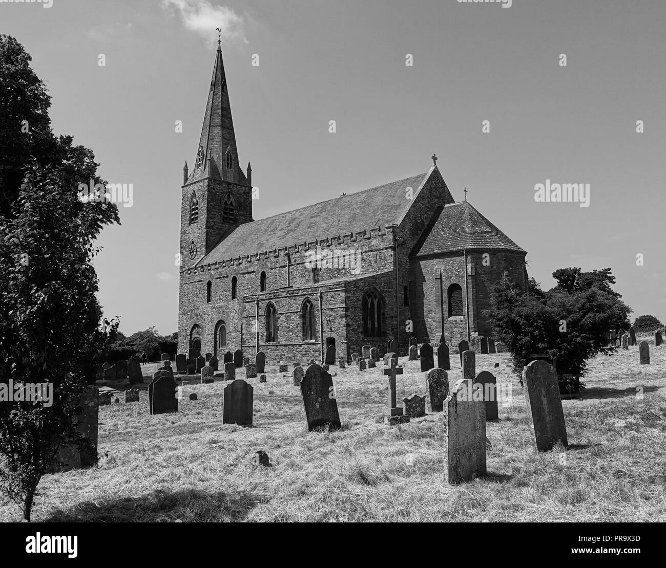 All Saints Church, Brixworth. Stock Photo