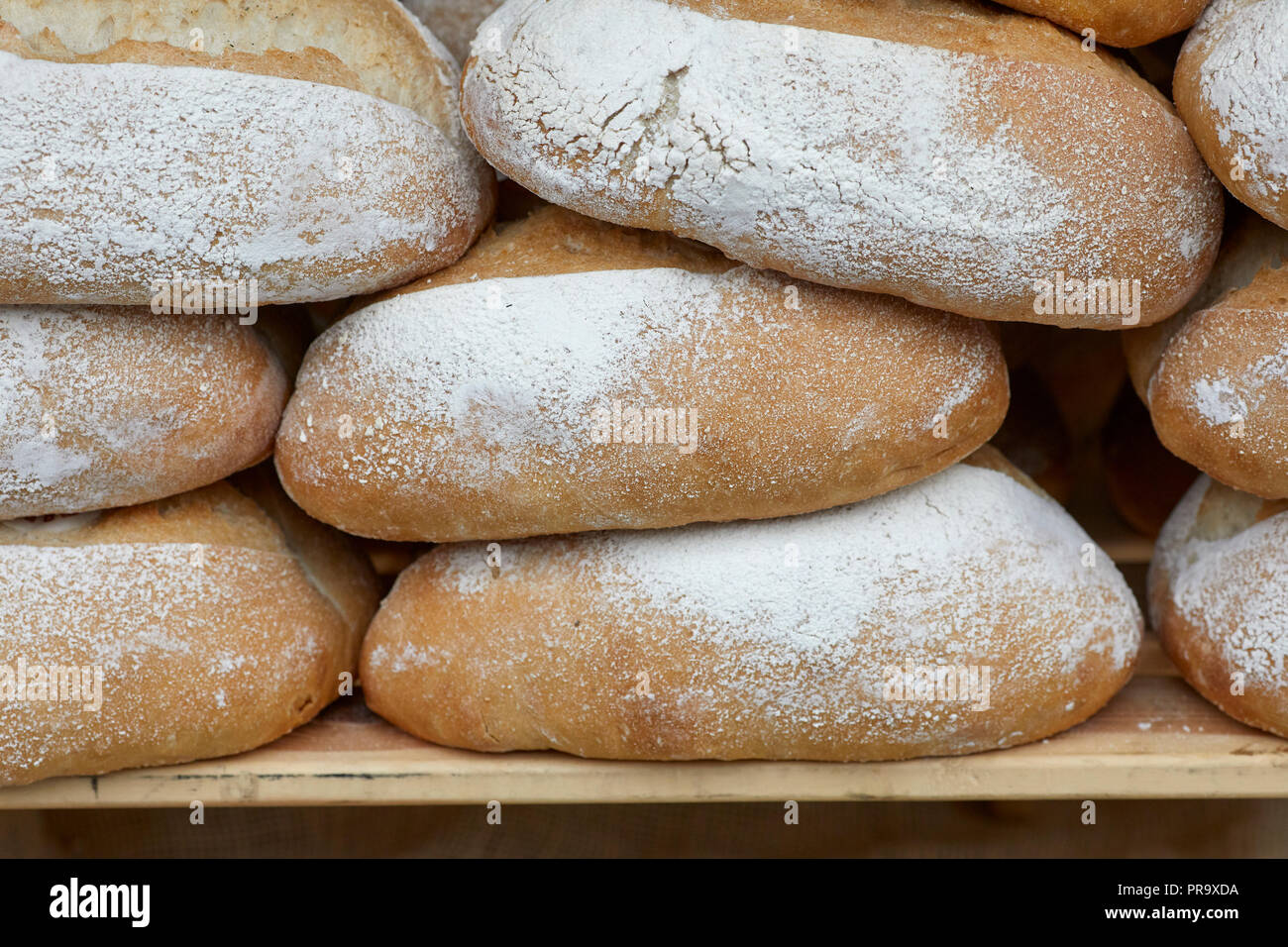 Manchester Sourdough loaf of bread Stock Photo Alamy