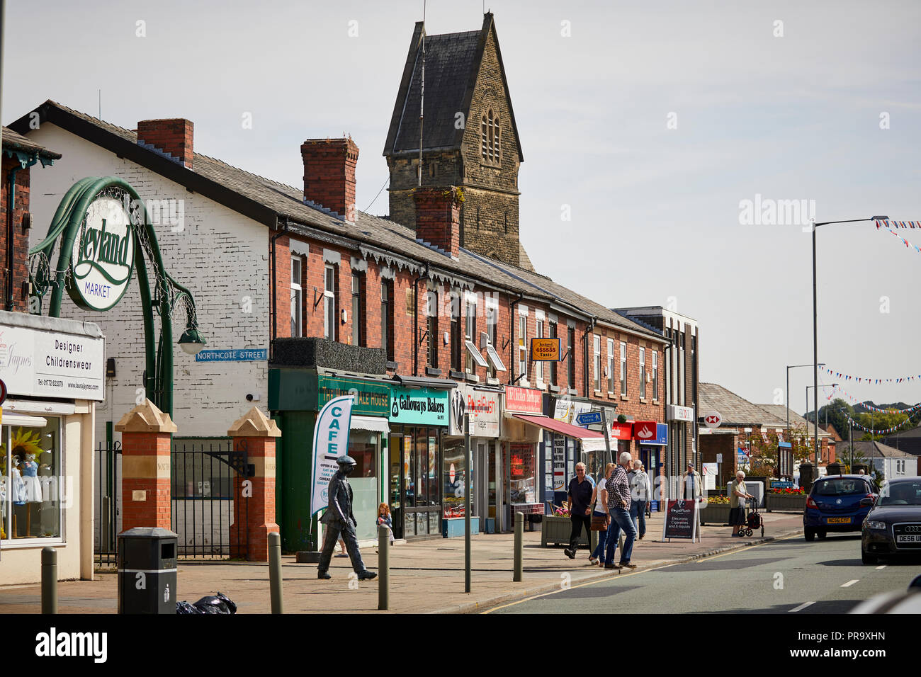 The Village of Euxton, Lancashire, England. An ancient English