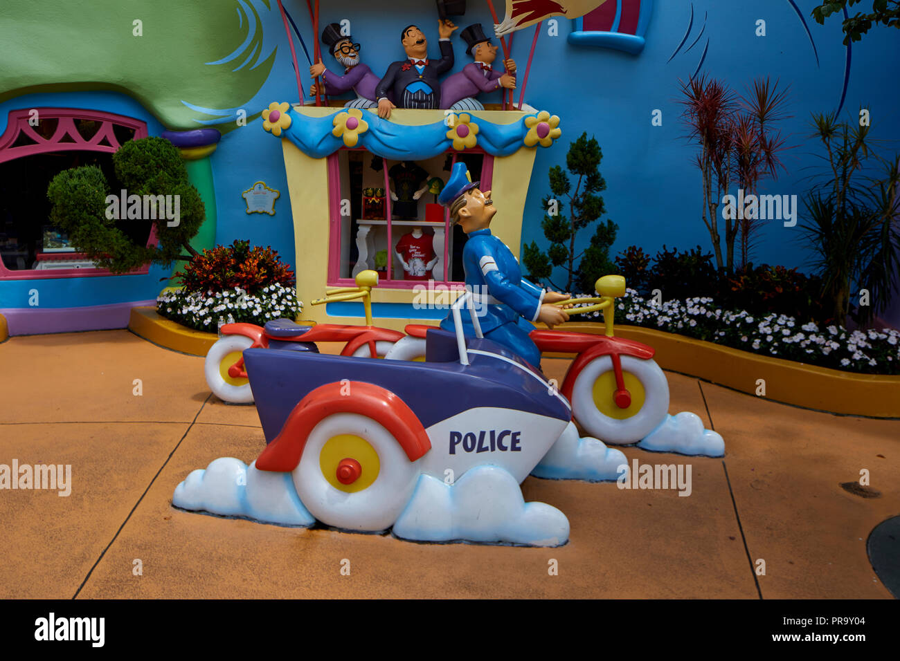 Seuss Landing Dr Seuss land in Universal studios orlando Stock Photo