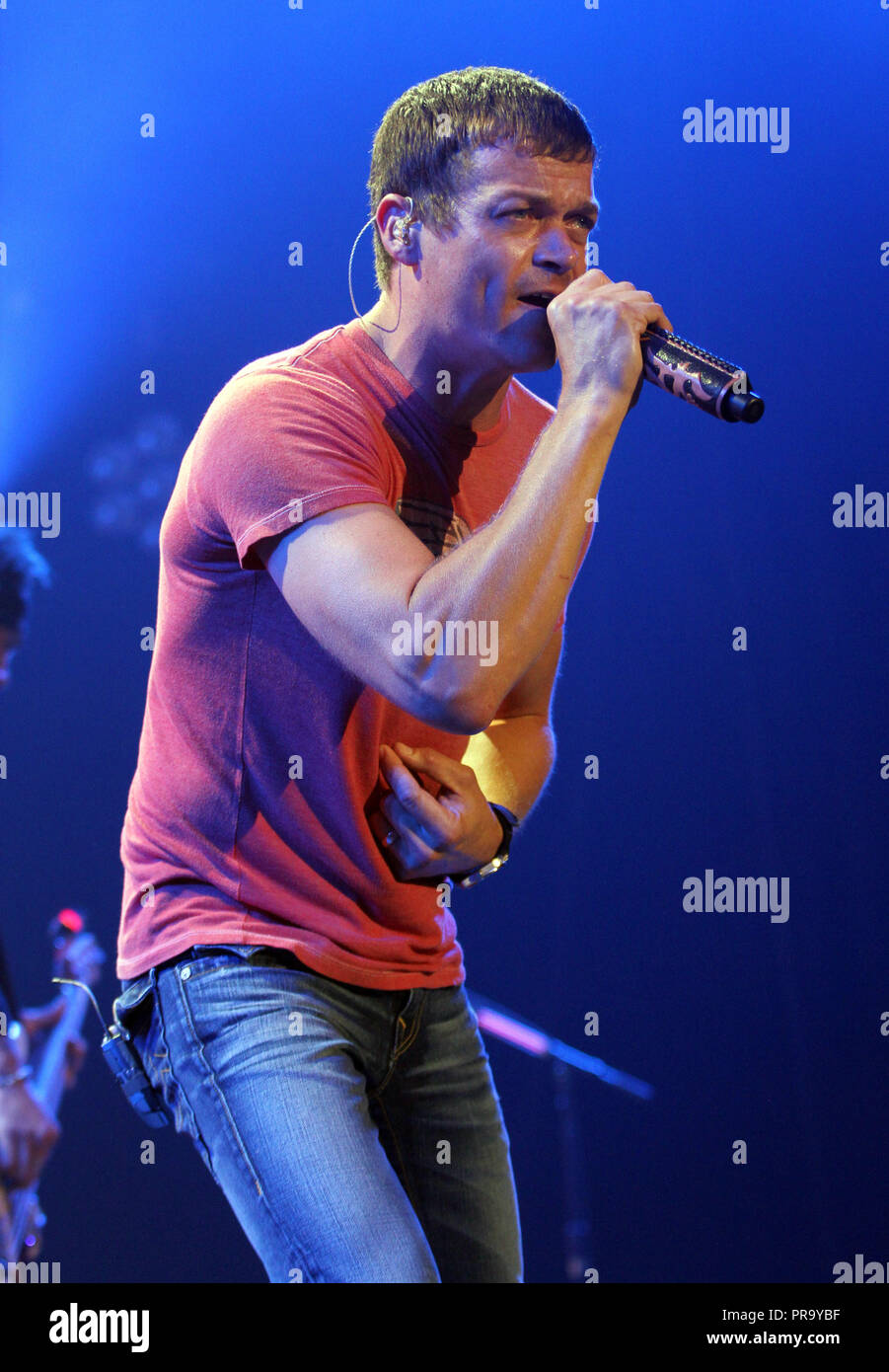 Brad Arnold with Three Doors Down performs in concert at the Seminole