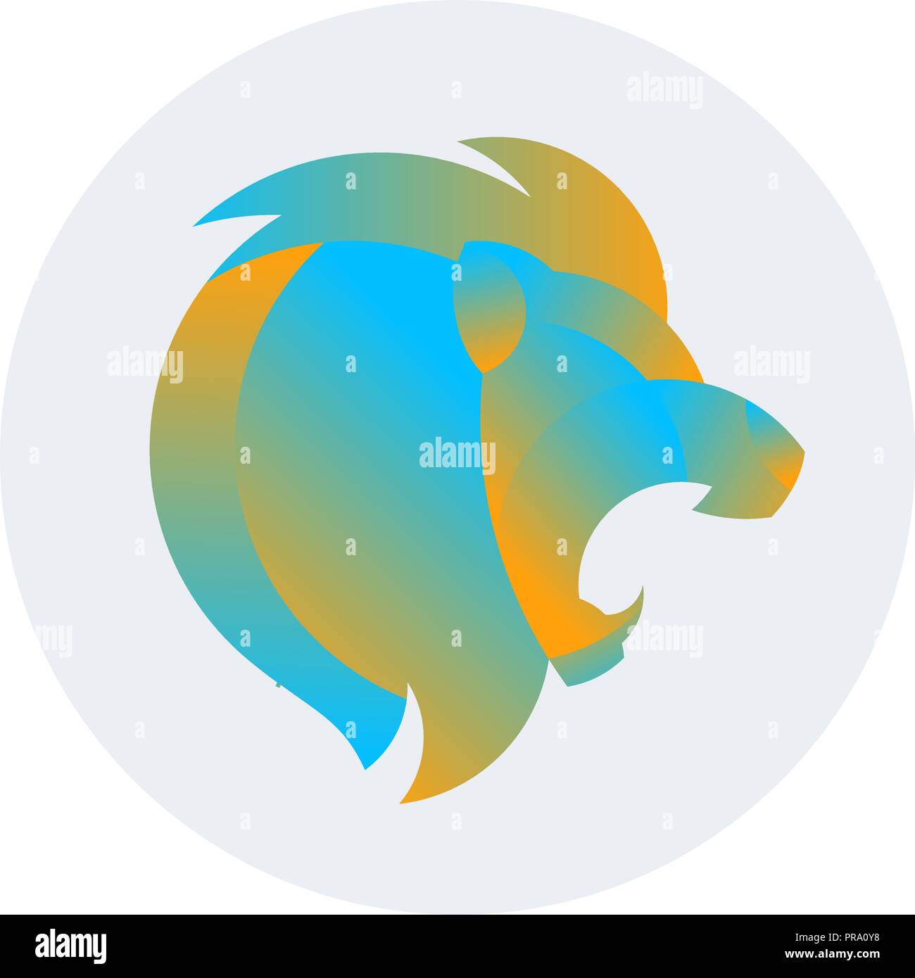 Lion head - vector logo template. Pride graphic sign. Strong concept  symbol. Power creative illustration. Geometric animal icon design.  Minimalistic p Stock Vector Image & Art - Alamy