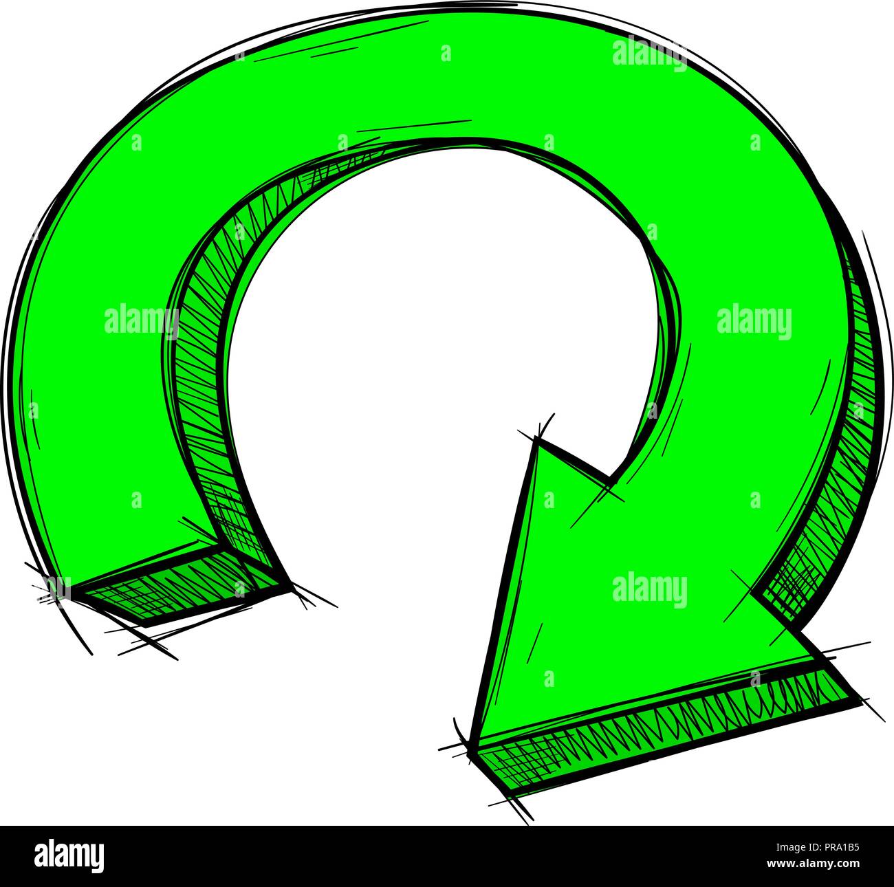 Arrow circle circular Stock Vector Images - Alamy