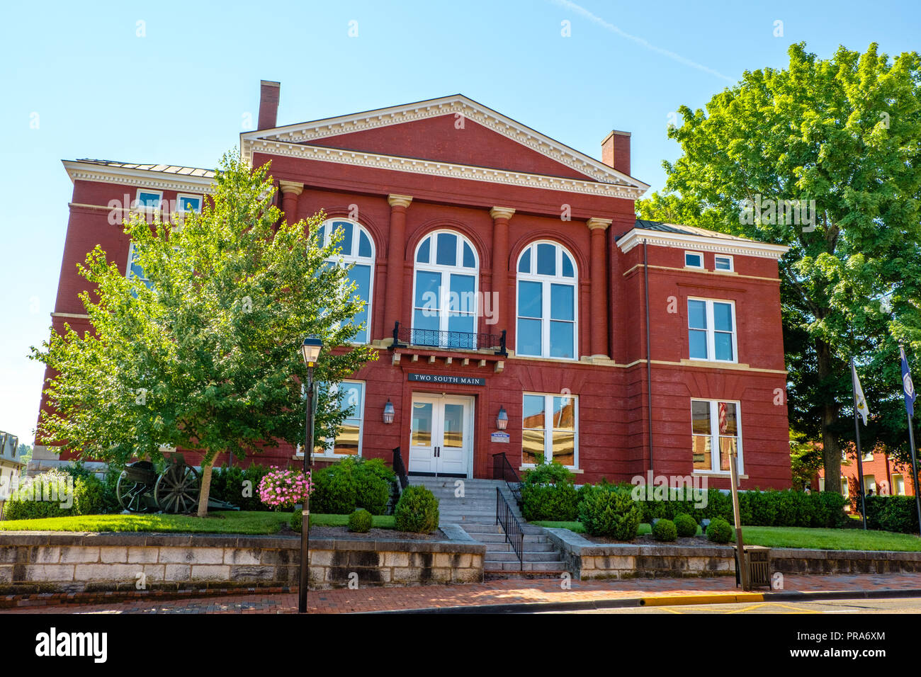 Old Rockbridge County Courthouse, 2 South Main Street, Lexington, Virginia Stock Photo