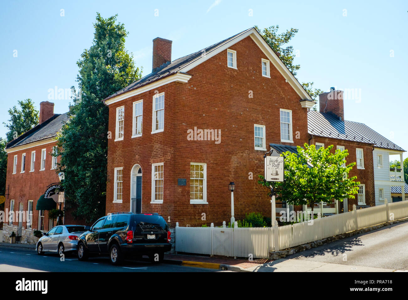 Jacob M Ruff House, 21 North Main Street, Lexington, Virginia Stock