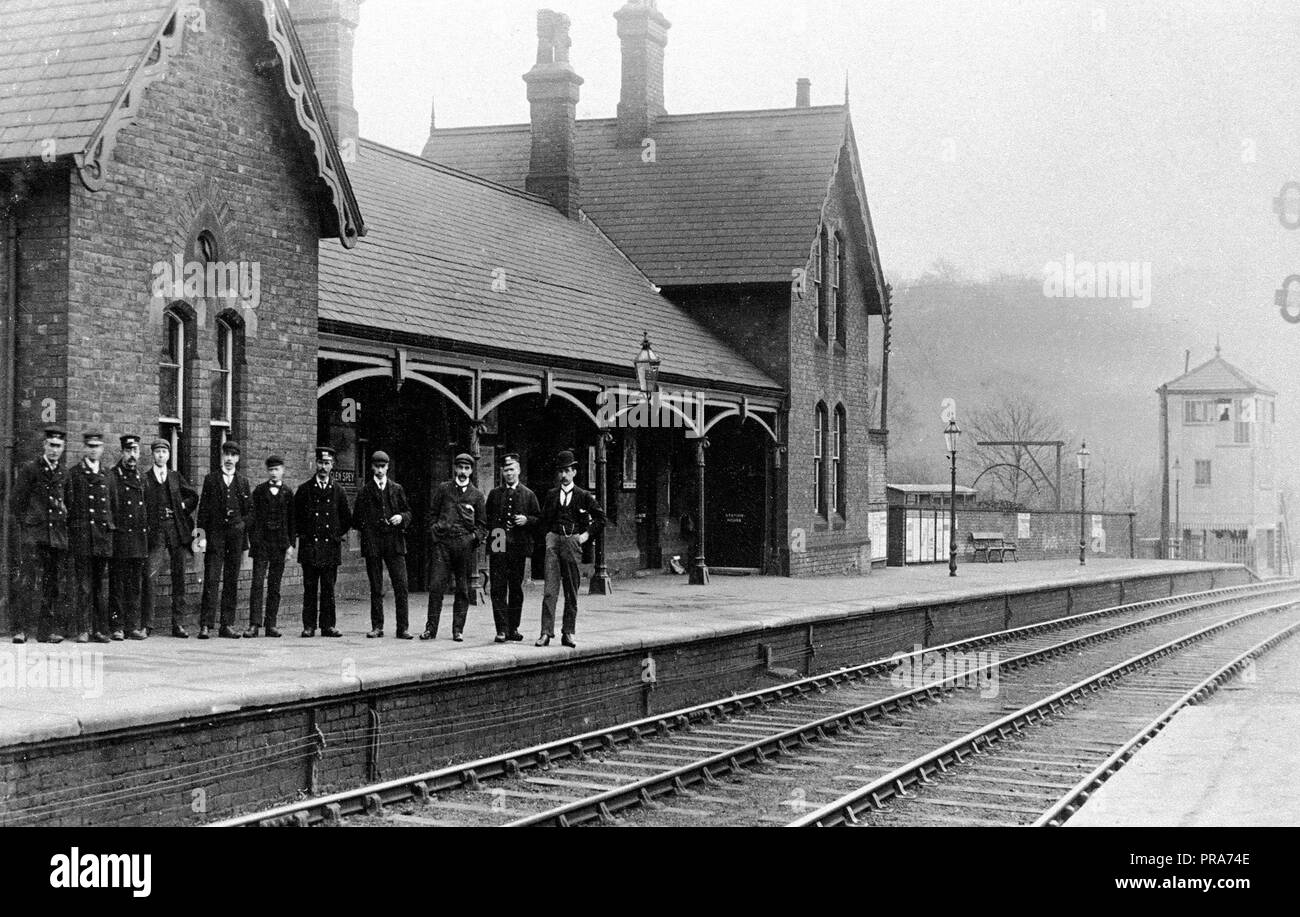 Railway Station, Chapeltown early 1900’s Stock Photo Alamy